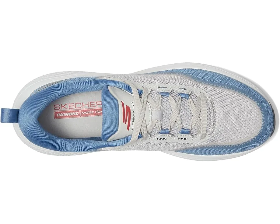 Кроссовки SKECHERS Go Run Supersonic Max, Blue/Grey — фото 2