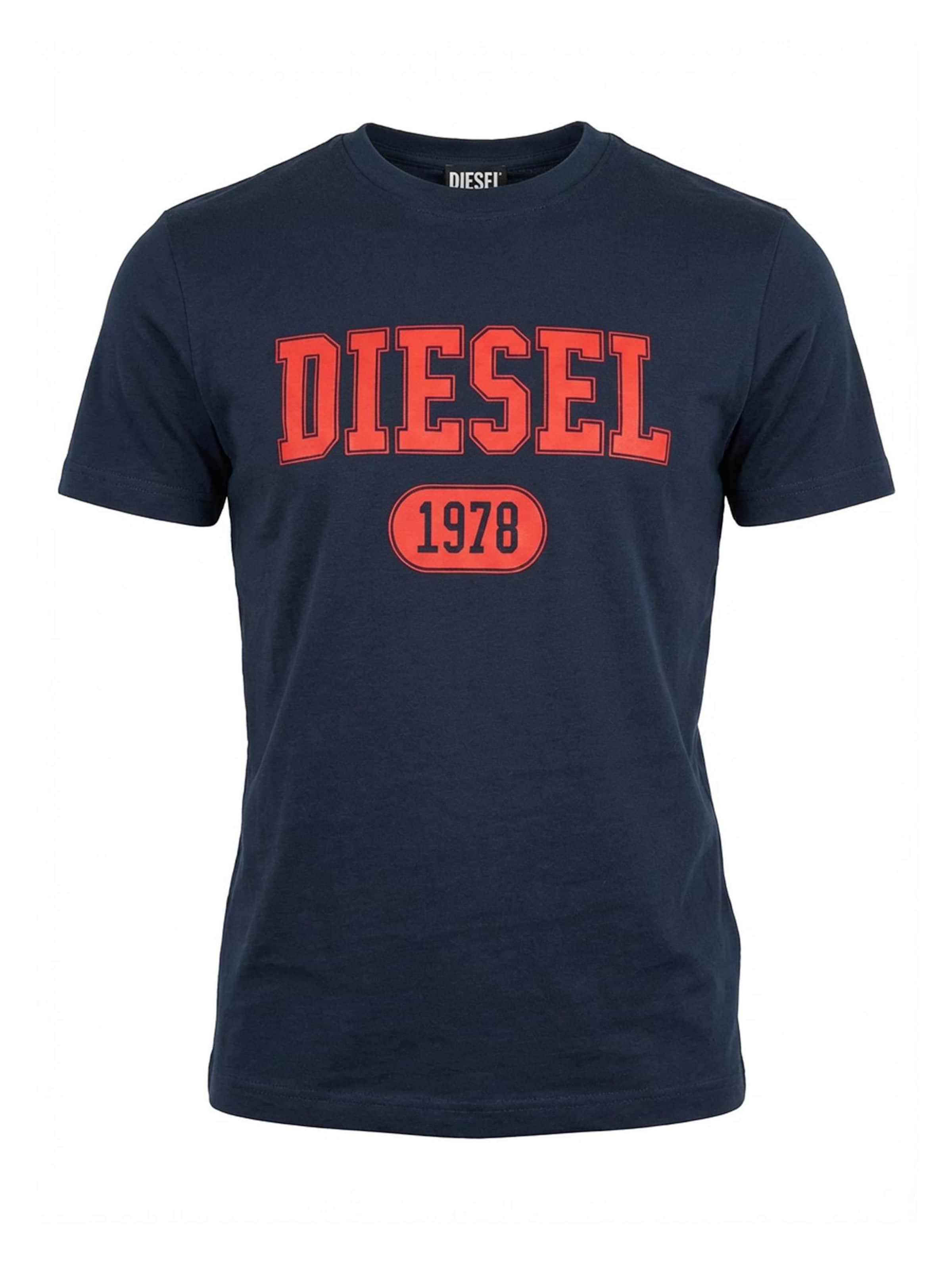 DIESEL Футболка 'T-DIEGOR 1-A' в цвете Navy