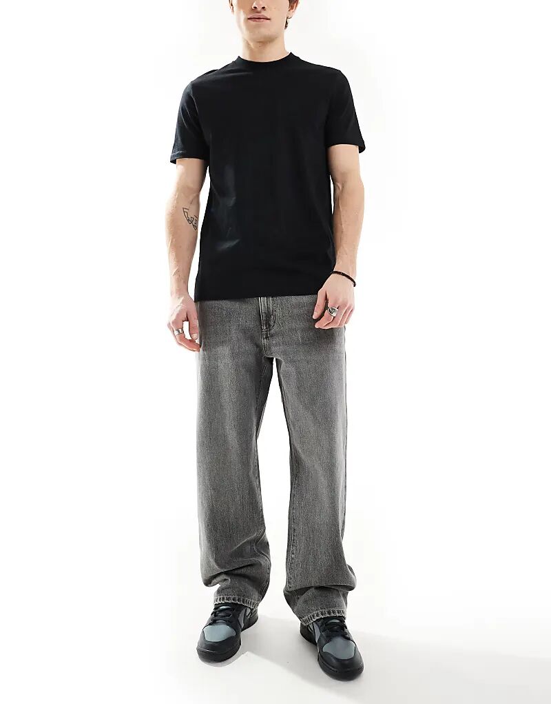 

Свободные джинсы серого цвета Pull&Bear
