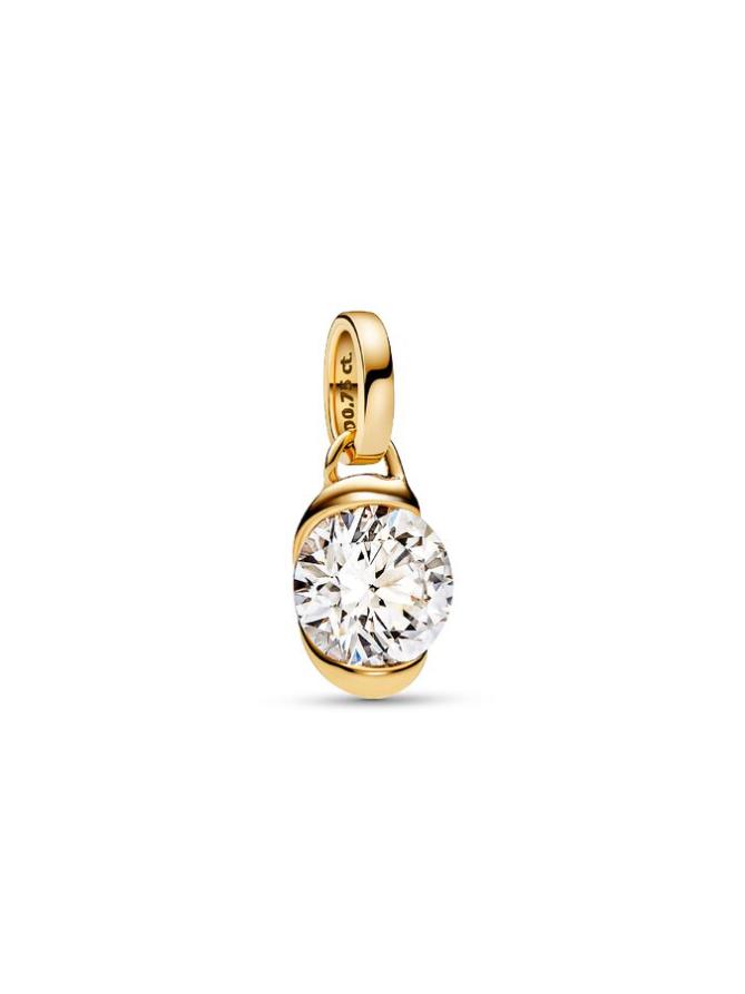 

Кулон Pandora Talisman 14k Gold Lab-grown Diamond Infinity Pendant, золото