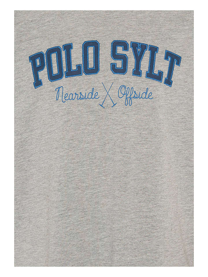 Polo Sylt Футболка серого цвета — фото 3