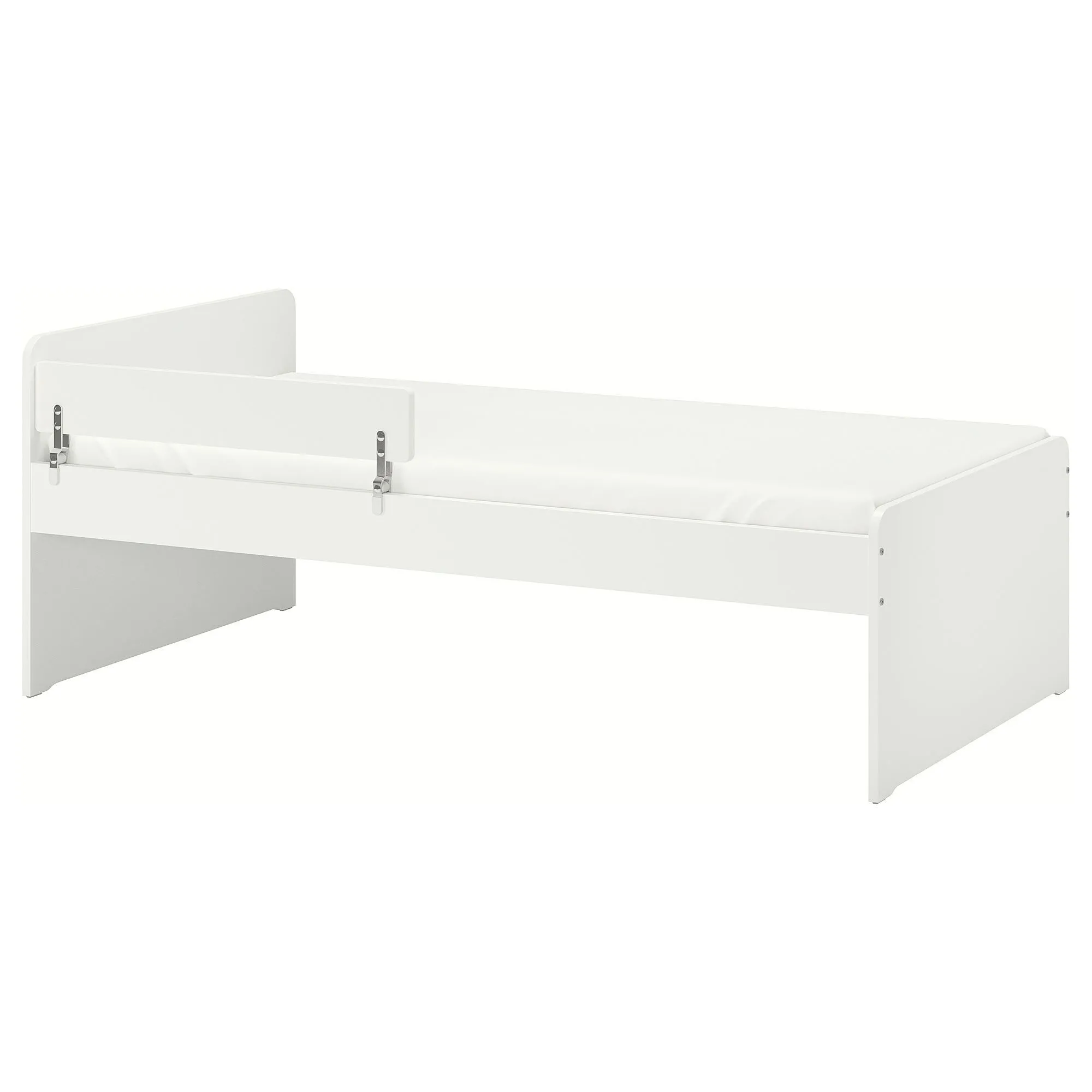 

Односпальная кровать, белая, 90x200 см, SLAKT/NATTAPA IKEA