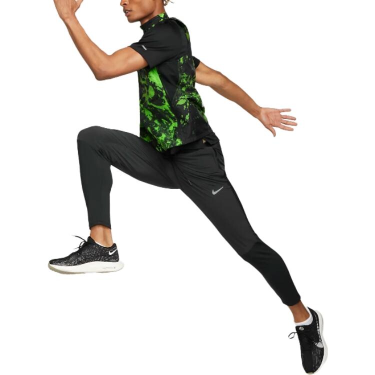 Куртка мужская черная/зеленая Nike, черный/зеленый — фото 3