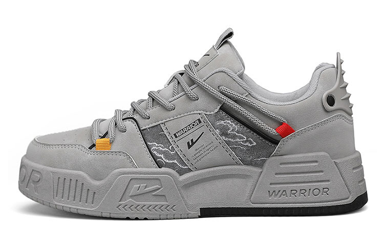 

Кроссовки WARRIOR Skateboarding Shoes Men Low-top, серый
