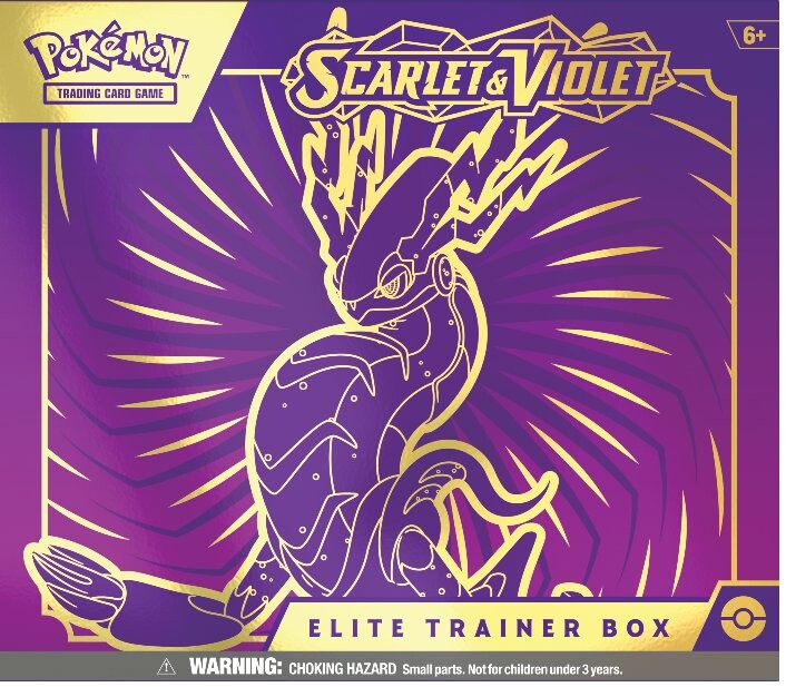 

Pokemon Elite Trainer Box Алые и фиолетовые карты