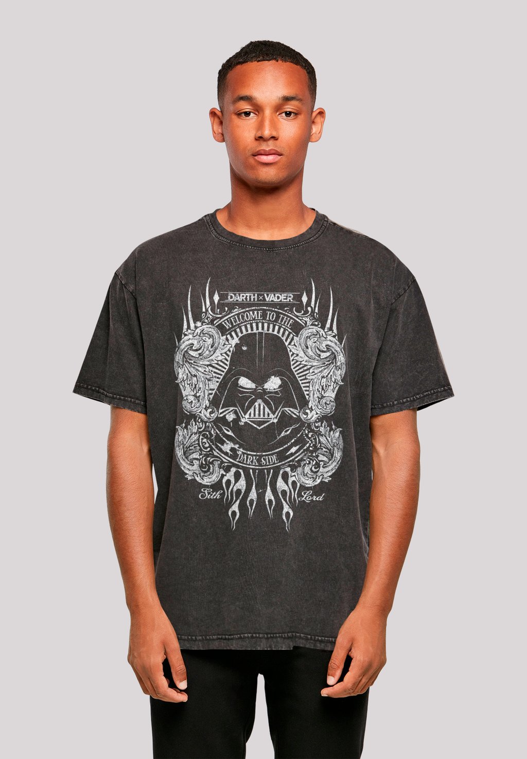 

Футболка с принтом STAR WARS WELCOME TO THE DARK SIDE F4NT4STIC, черный