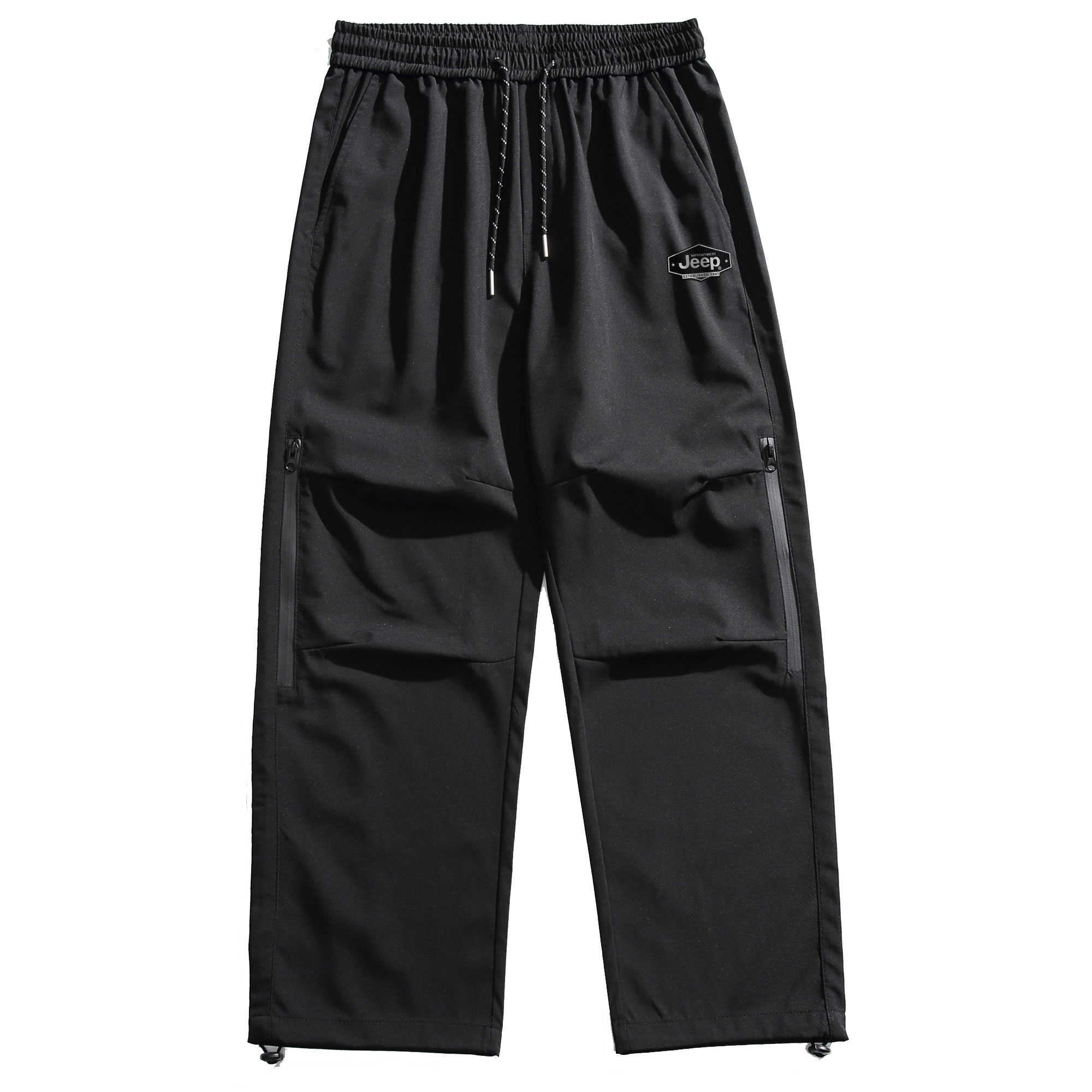 

Повседневные брюки унисекс Jeep, Matte Black-Fleece-Lined