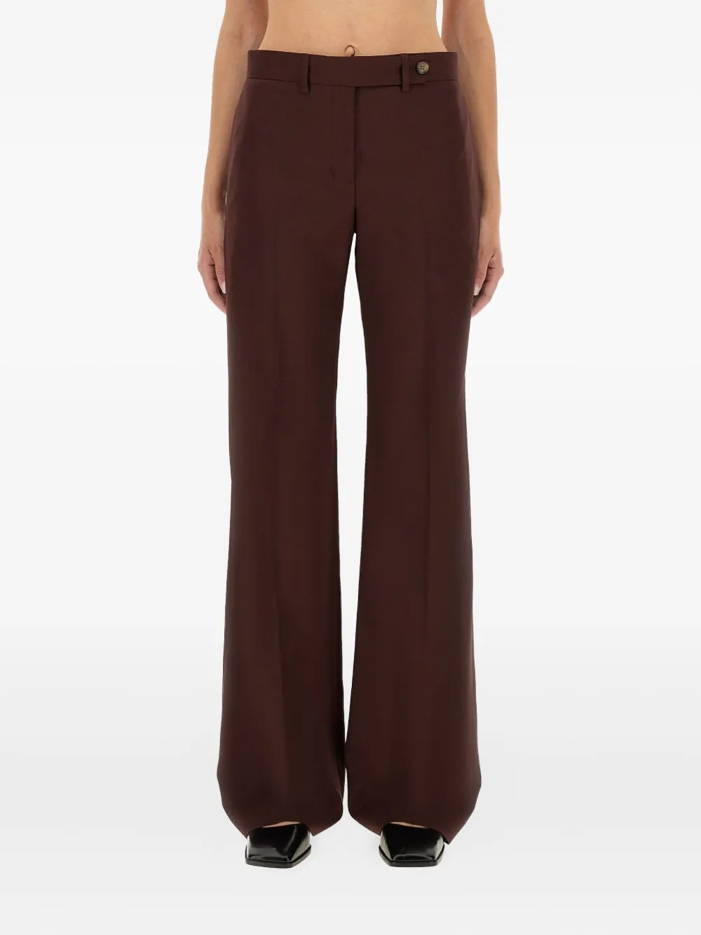 

Брюки из шерсти A Suit To Travel In на пуговицах Paul Smith, красный