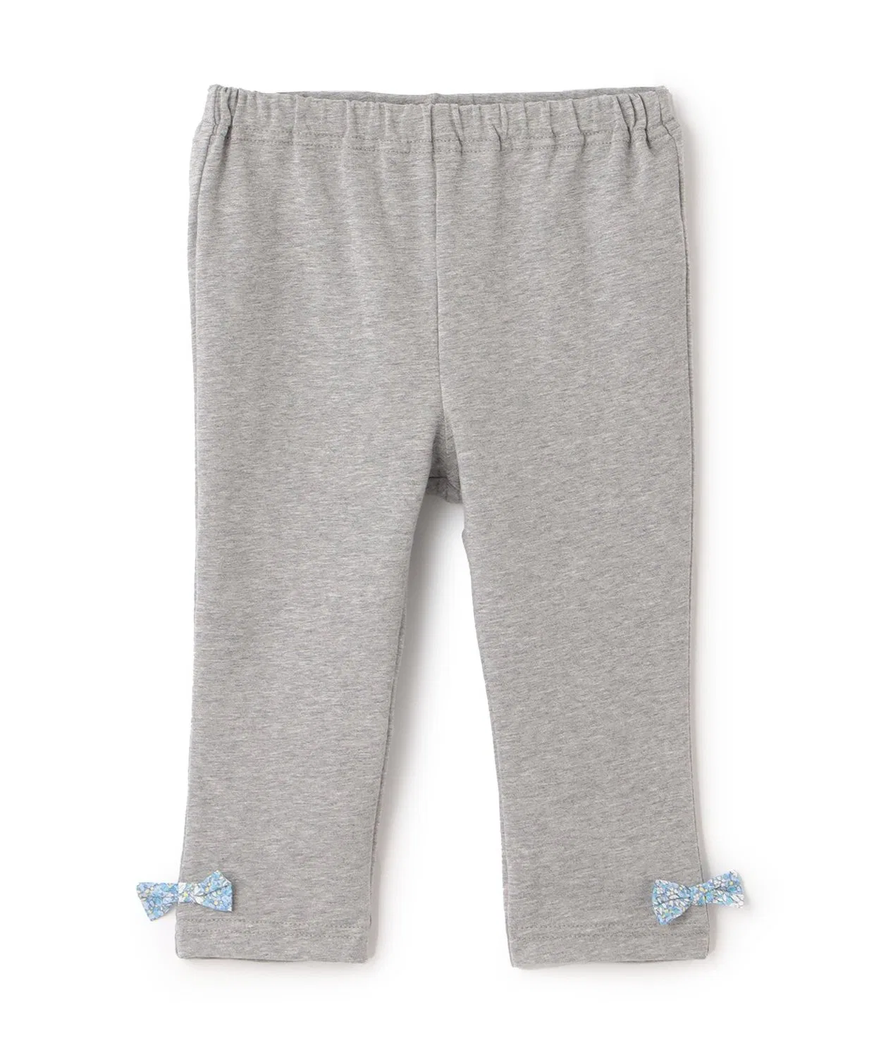Леггинсы с лентой Liberty Fabrics, органический хлопок, серые
