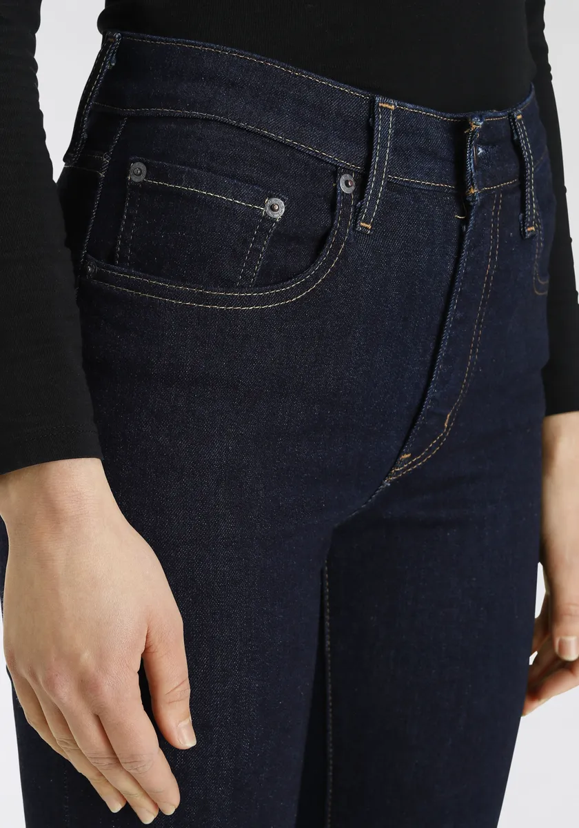 Джинсы Levi's скинни "721 High Rise Skinny" с высоким поясом, джинсовый — фото 4