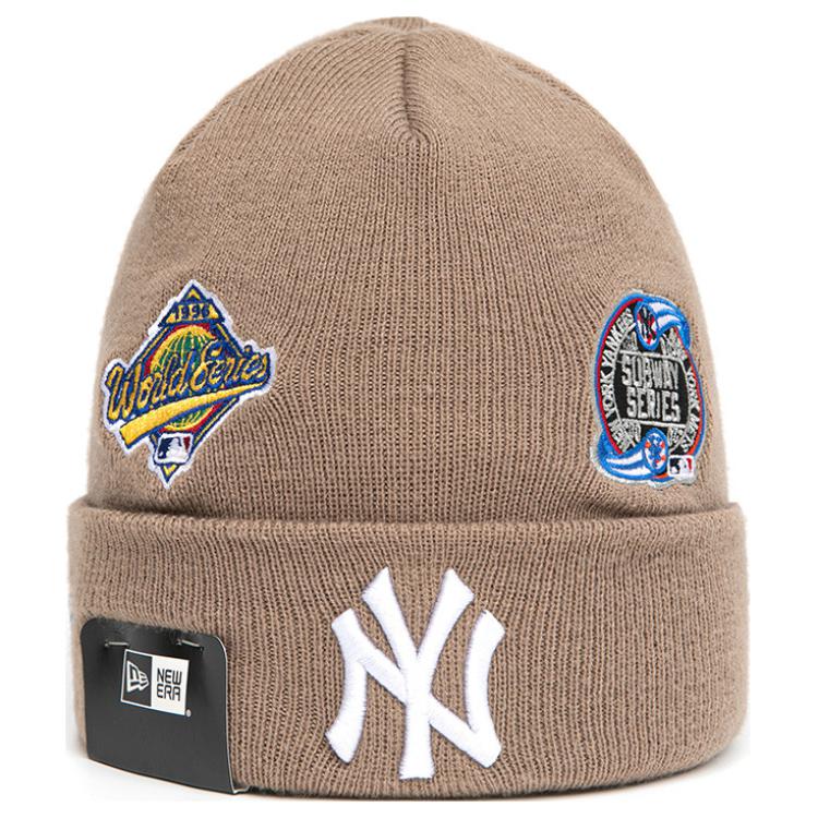 

New Era Акриловая вязаная шапка унисекс коричневая, Brown
