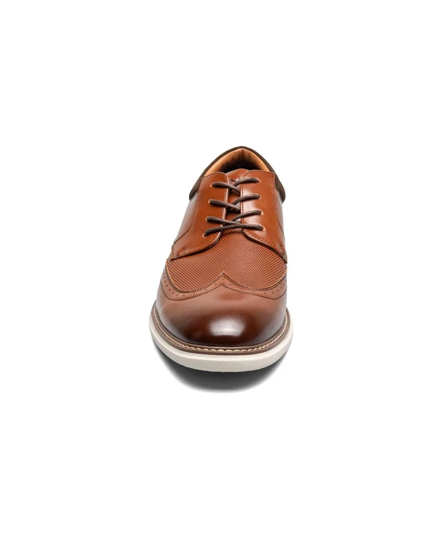 Мужские оксфорды Chase Wingtip Nunn Bush, cognac мультиколор — фото 2