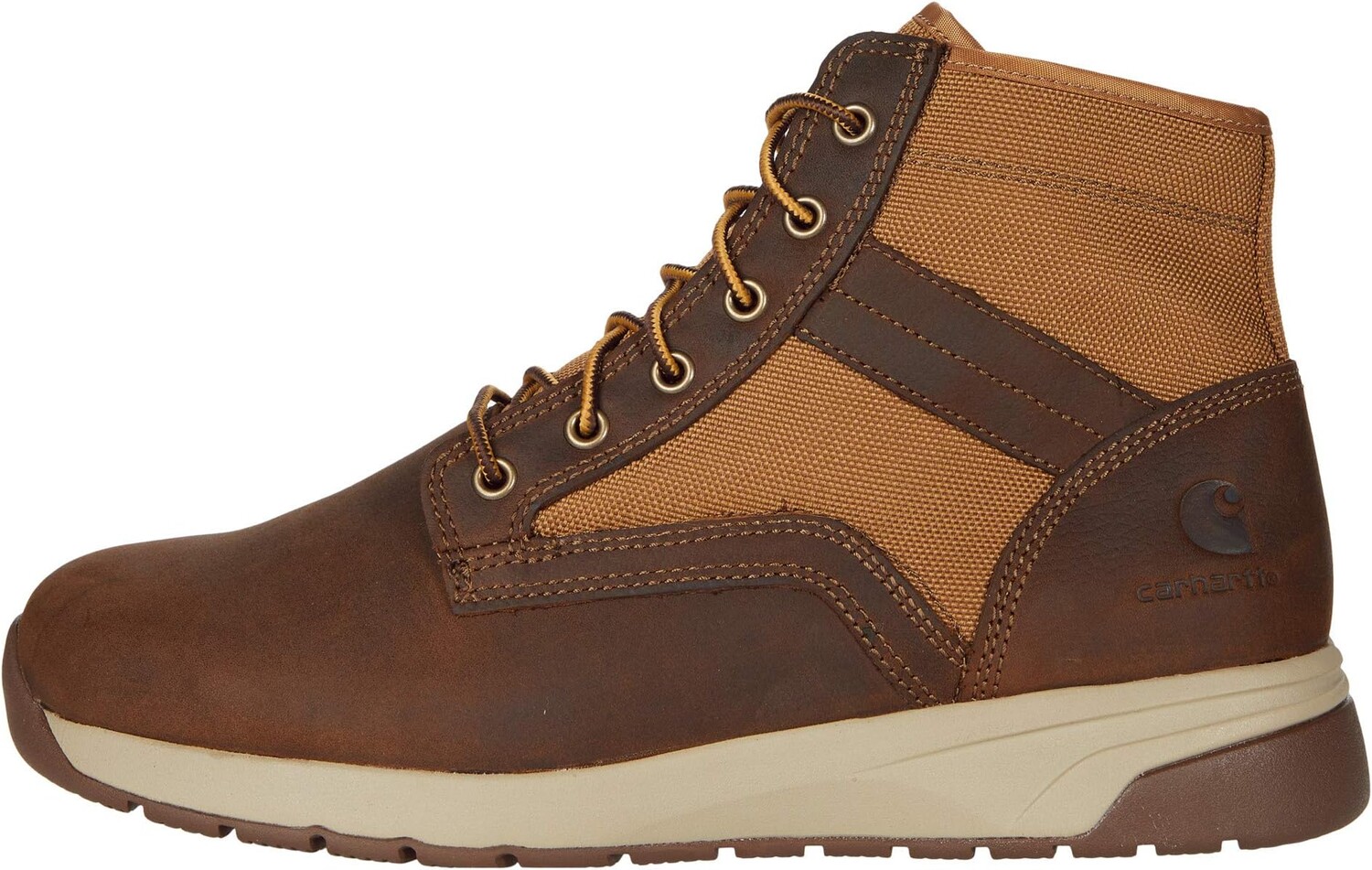 Рабочая обувь с мягким носком Force 5" Lightweight Sneaker Boot Soft Toe Carhartt, цвет Brown Leather/Tan Duck — фото 4