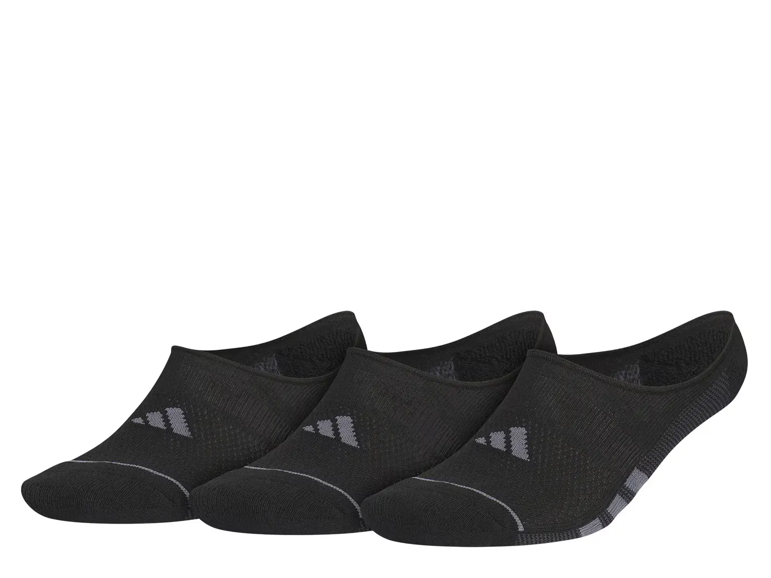 

Супервпитывающие мужские носки ноу-шоу - набор 3 шт. Adidas, Black