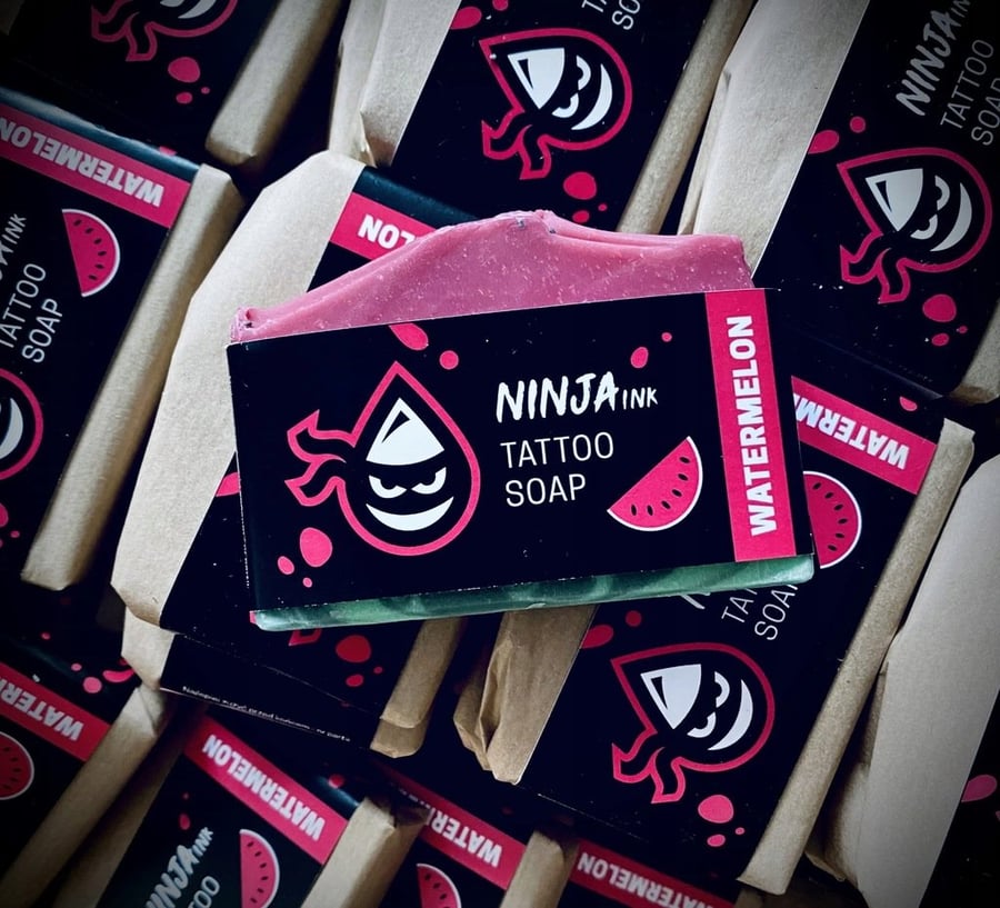 

Мыло для татуировки Ninja Ink Арбуз 100 г