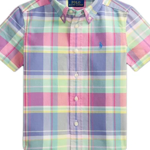 Повседневная рубашка Classic Version Polo Ralph Lauren Сапфировый синий — фото 4