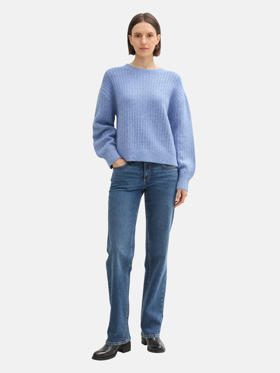 

Длинный свитер TOM TAILOR Sweater, синий