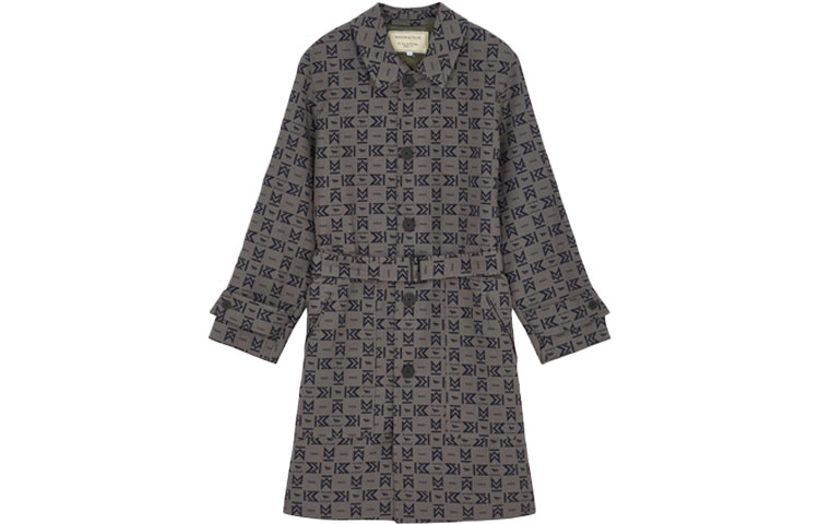 

Maison Kitsune Женское серое тренчкот, Gray