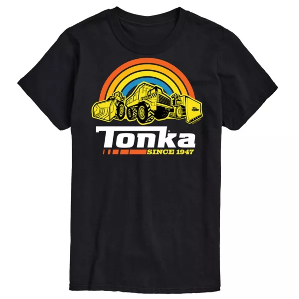 

Мужская футболка с радужным принтом с 47-го года Tonka, черный