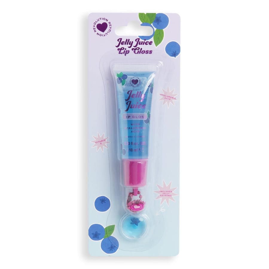 Блеск для губ I Heart Revolution Jelly Juice - Blueberry 10 мл MAKE UP REVOLUTION — фото 2