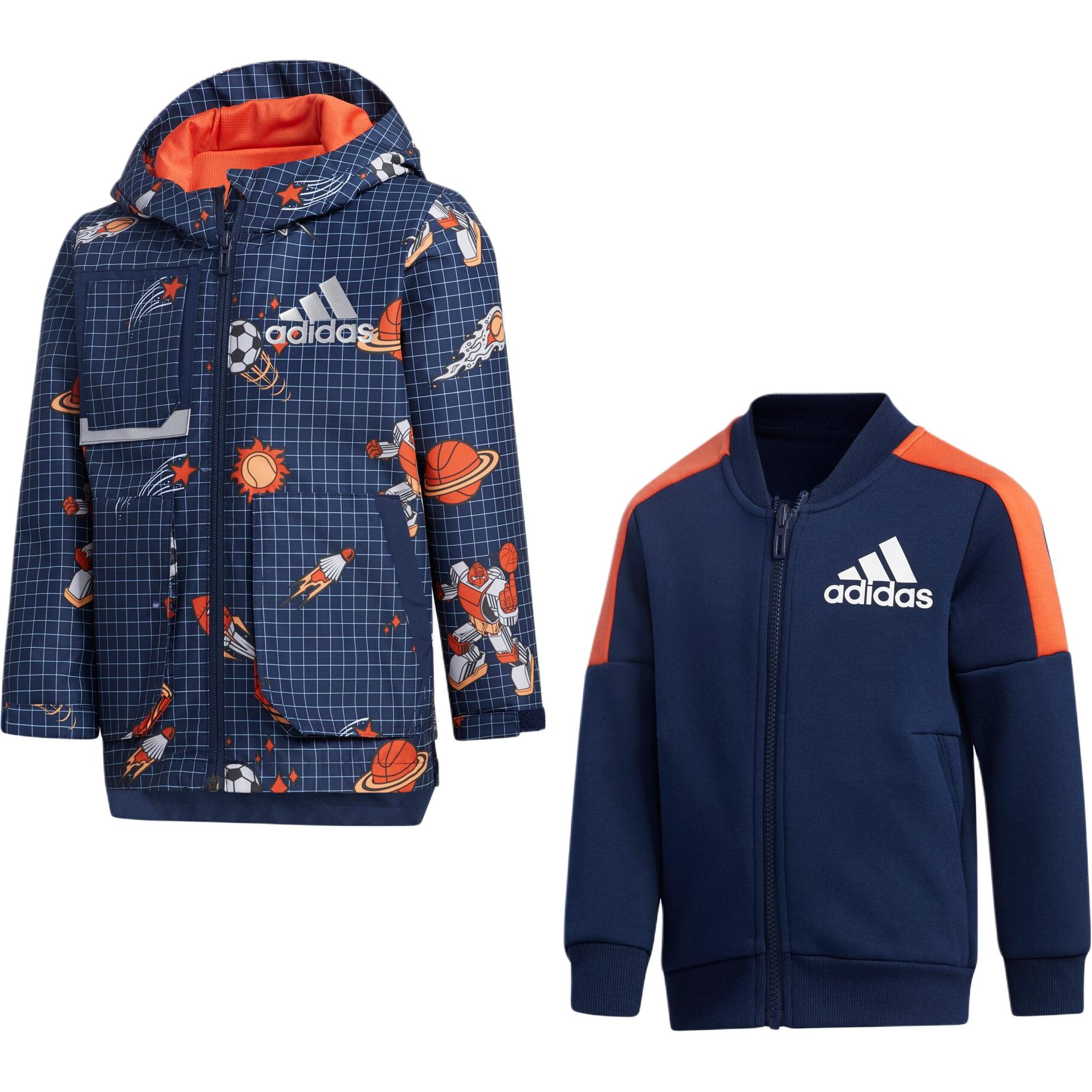 

Adidas Куртка и пальто 2 шт в наборе Navy для детей 3-7 лет