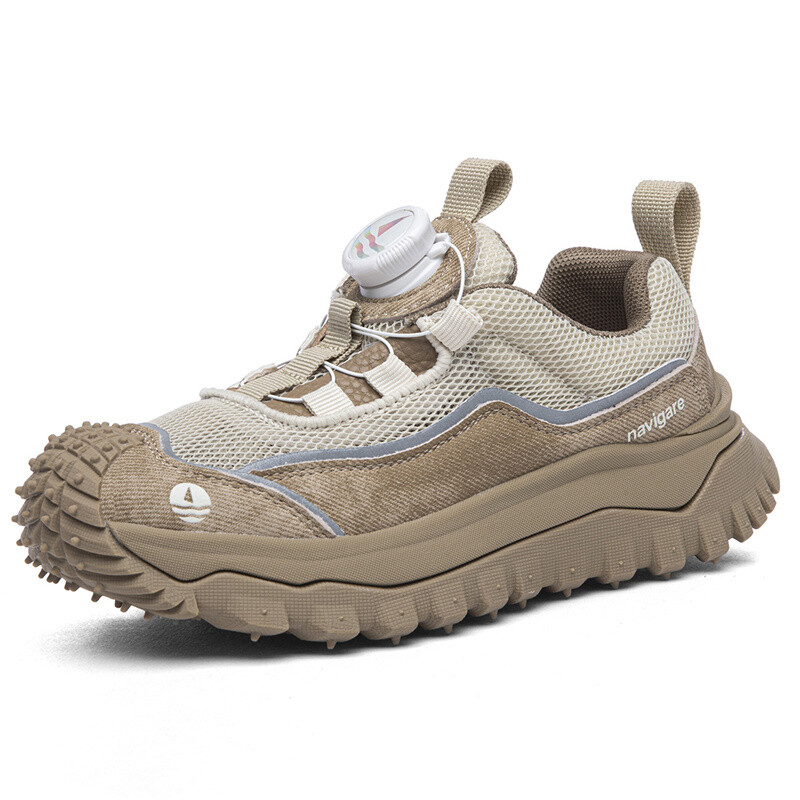 Кроссовки NAVIGARE Kids Lifestyle Shoes Kids Low-top Beige/Khaki, цвет Micaqi [Wide feet and fat feet are recommended to take one size larger] — фото 2