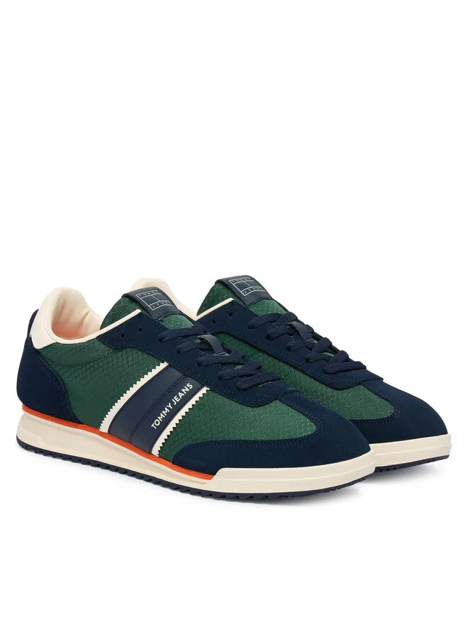 Tommy Jeans Кроссовки Tjm Retro Runner, зимние с шипами EM0EM01664, темно-синие — фото 2