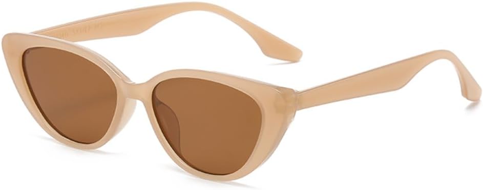 

Солнцезащитные очки LVTFCO «Кошачий глаз» для женщин и мужчин, спортивные очки для активного отдыха, модные очки с защитой от УФ-излучения UV400, стильные очки, Jelly Brown