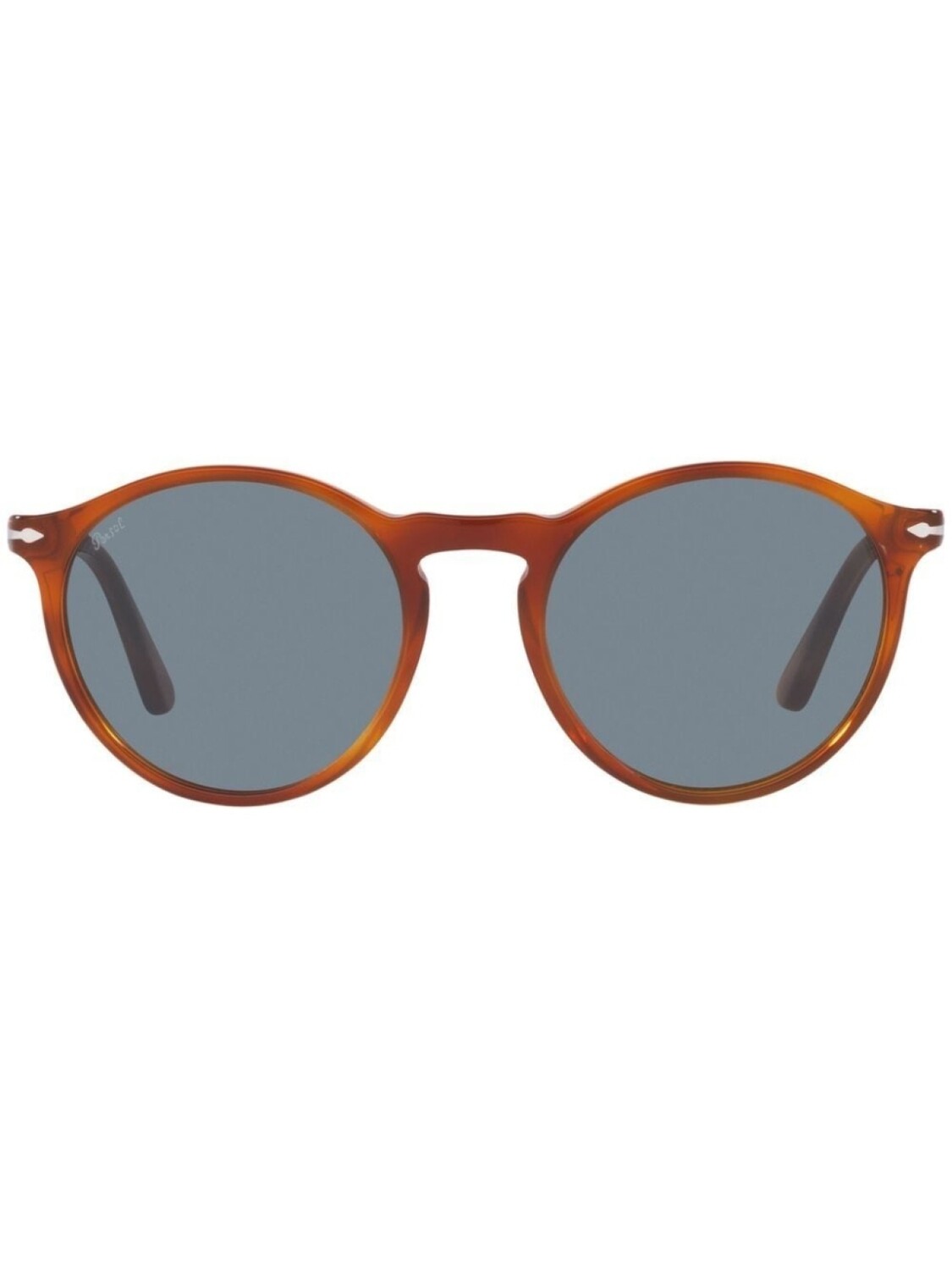 

Persol солнцезащитные очки PO3285S в оправе панто, коричневый