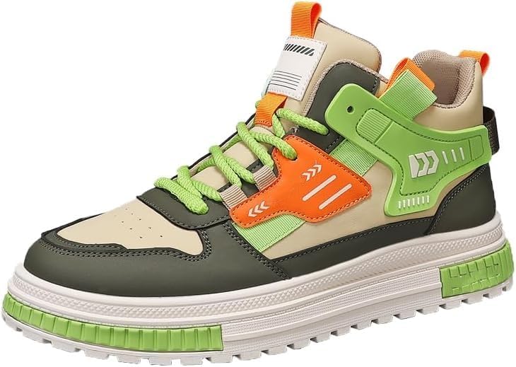 

Удобные модные кроссовки на платформе для скейтборда, прогулок, пробежек и кемпинга, для всех сезонов, мужские с шнуровкой Hhhchpm