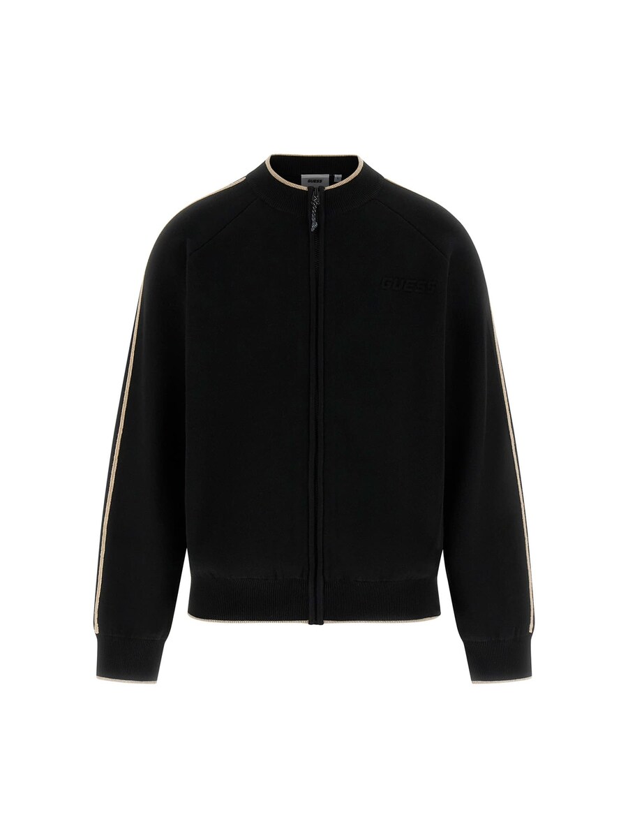 

Толстовка с капюшоном на молнии GUESS, черный