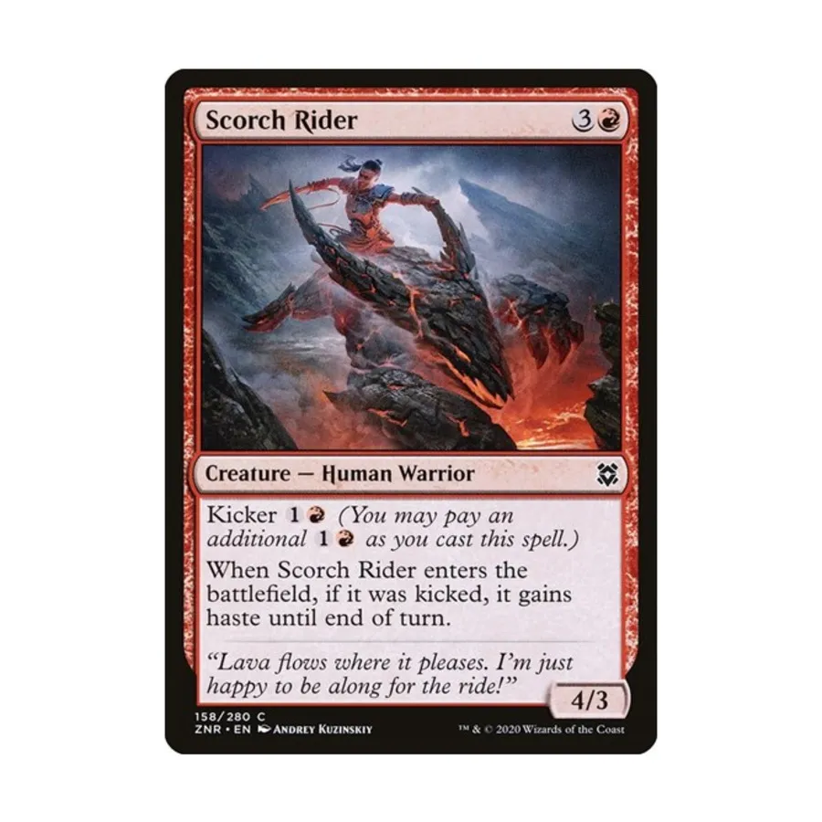 

CCG Огненный наездник (клавиша C), MTG - Zendikar Rising