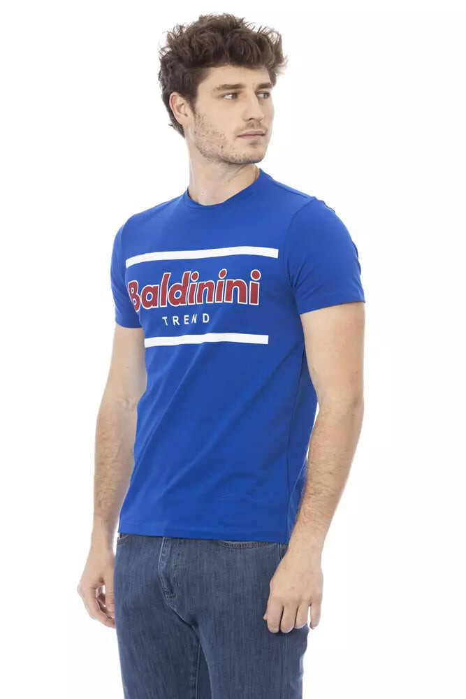 

Хлопковая мужская футболка Baldinini Trend, синий