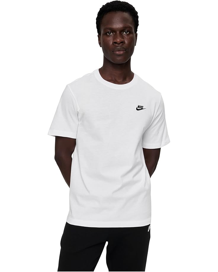 

Футболка Nike Sportswear Club Tee, белый/черный
