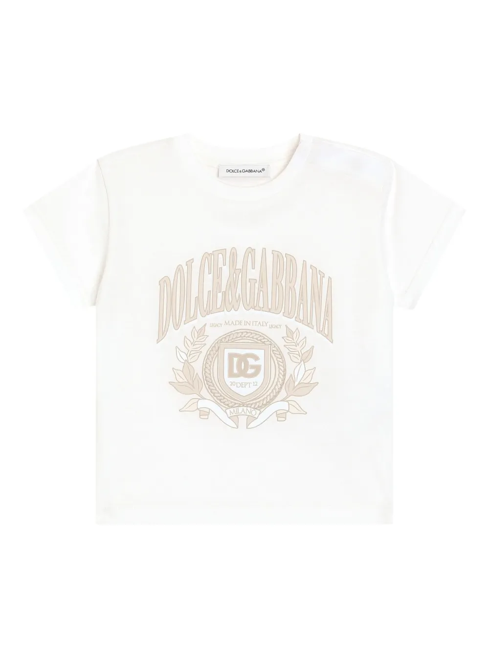 

Базовая футболка Dolce & Gabbana Kids, белый