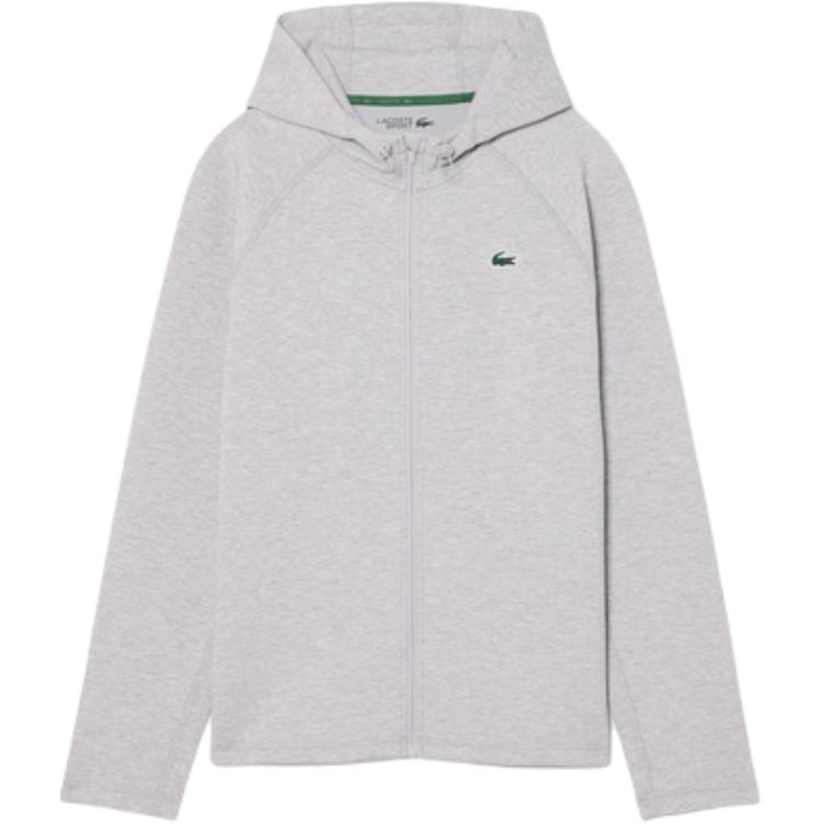 

Толстовка мужская с капюшоном Moderate LACOSTE, cca/серебро серый