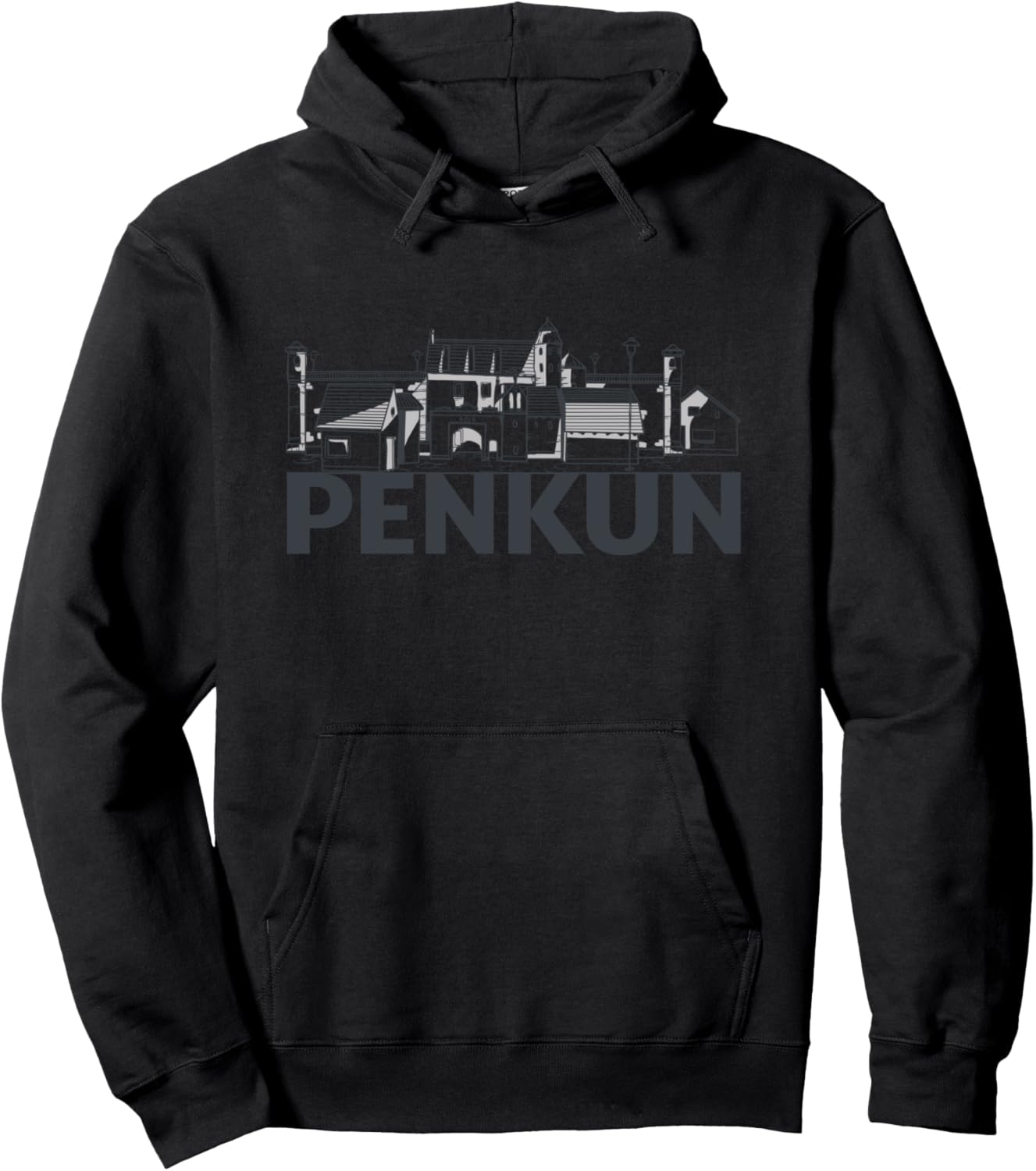 

Худи Penkun Germany City Skyline Silhouette Outline Sketch Germany City Skylines Silhouette Outline, черный