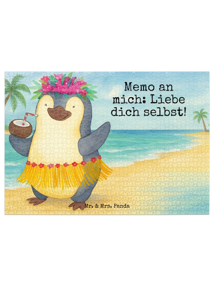 

Mr. & Mrs. Panda Дизайн пазла «Пингвин и кокос» с надписью белого цвета