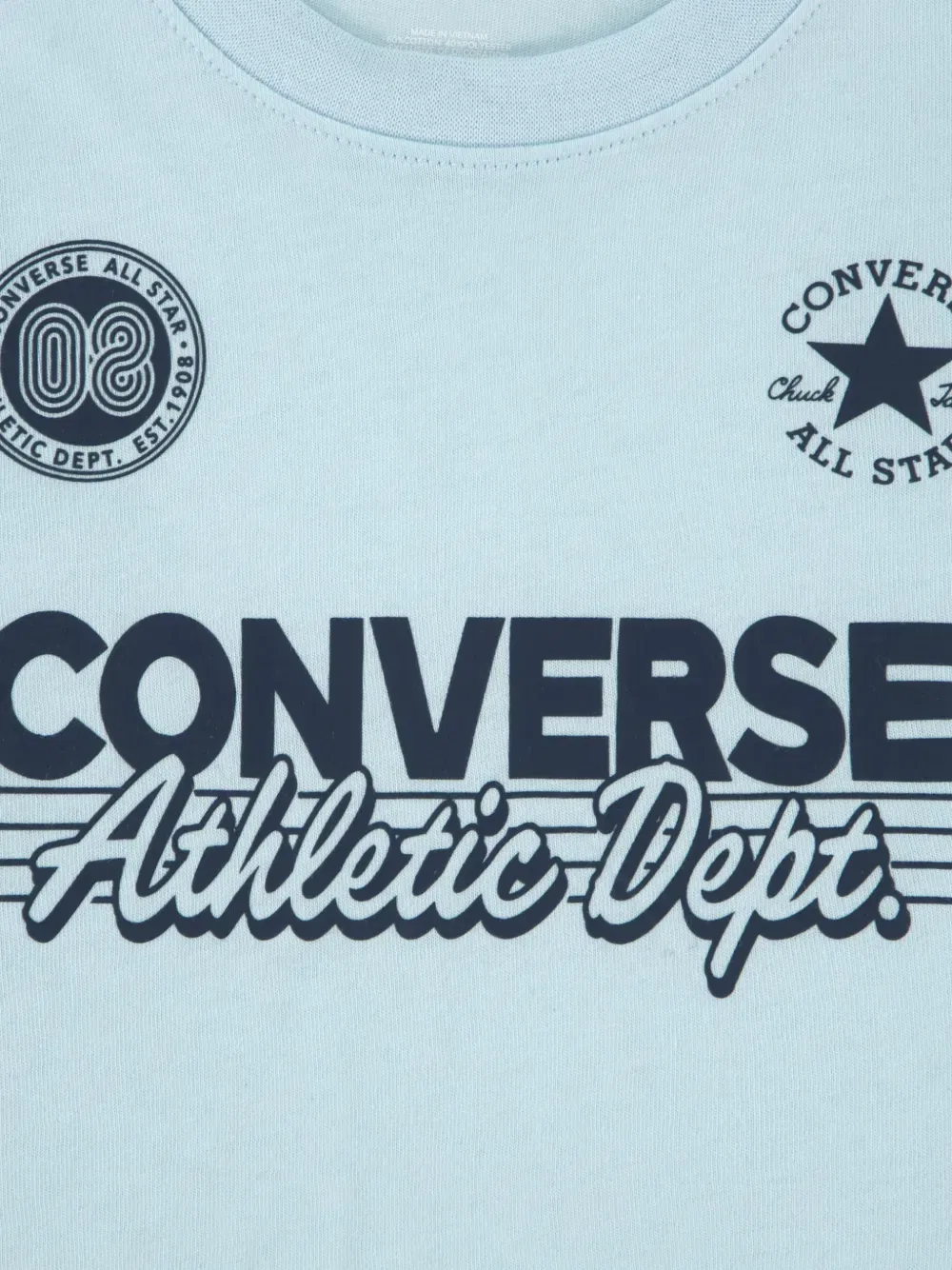Комплект из двух шорт с графическим принтом Converse Kids, синий — фото 4