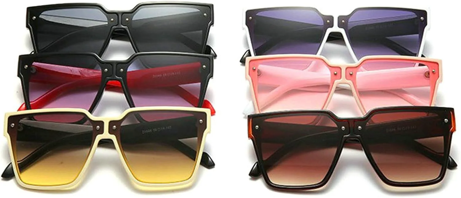 

COTIA Ретро-модные большие квадратные солнцезащитные очки для женщин, винтажные солнцезащитные очки для мужчин, прямоугольный дизайн, модные заклепки, панк-очки, Tea