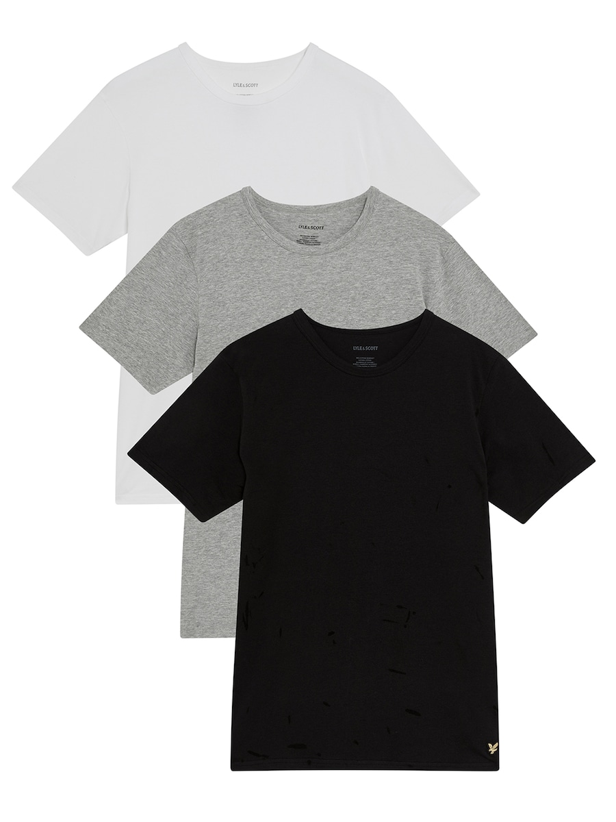 

Рубашка Lyle & Scott, Mottled Grey/Black/White