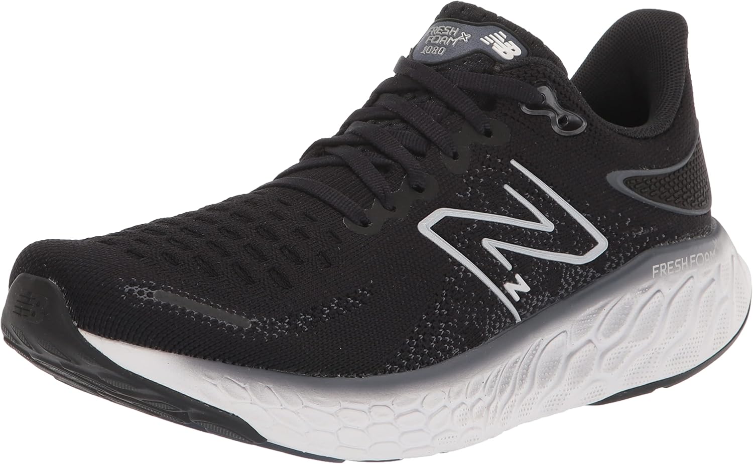 

Мужские кроссовки New Balance Fresh Foam X 1080 V12 без шнурков, белый/черный