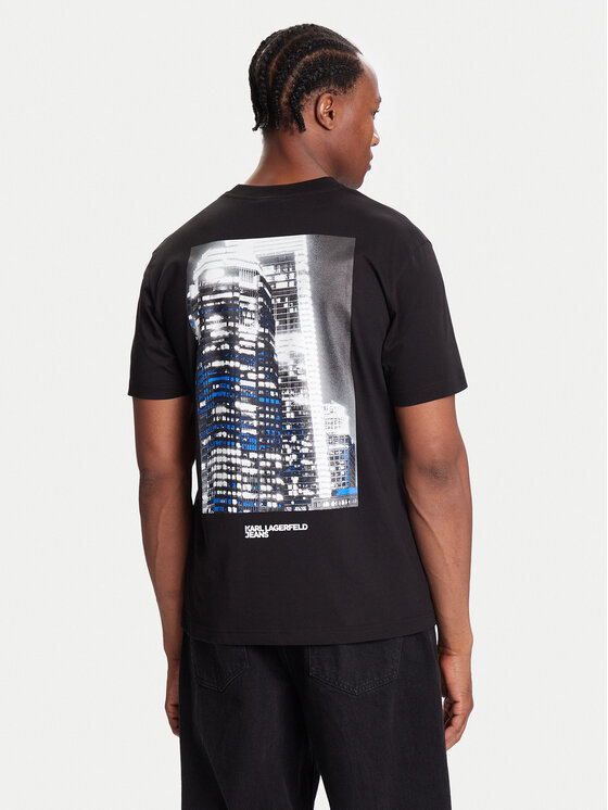 

Футболка regular fit A4M17025 Karl Lagerfeld Jeans, черный