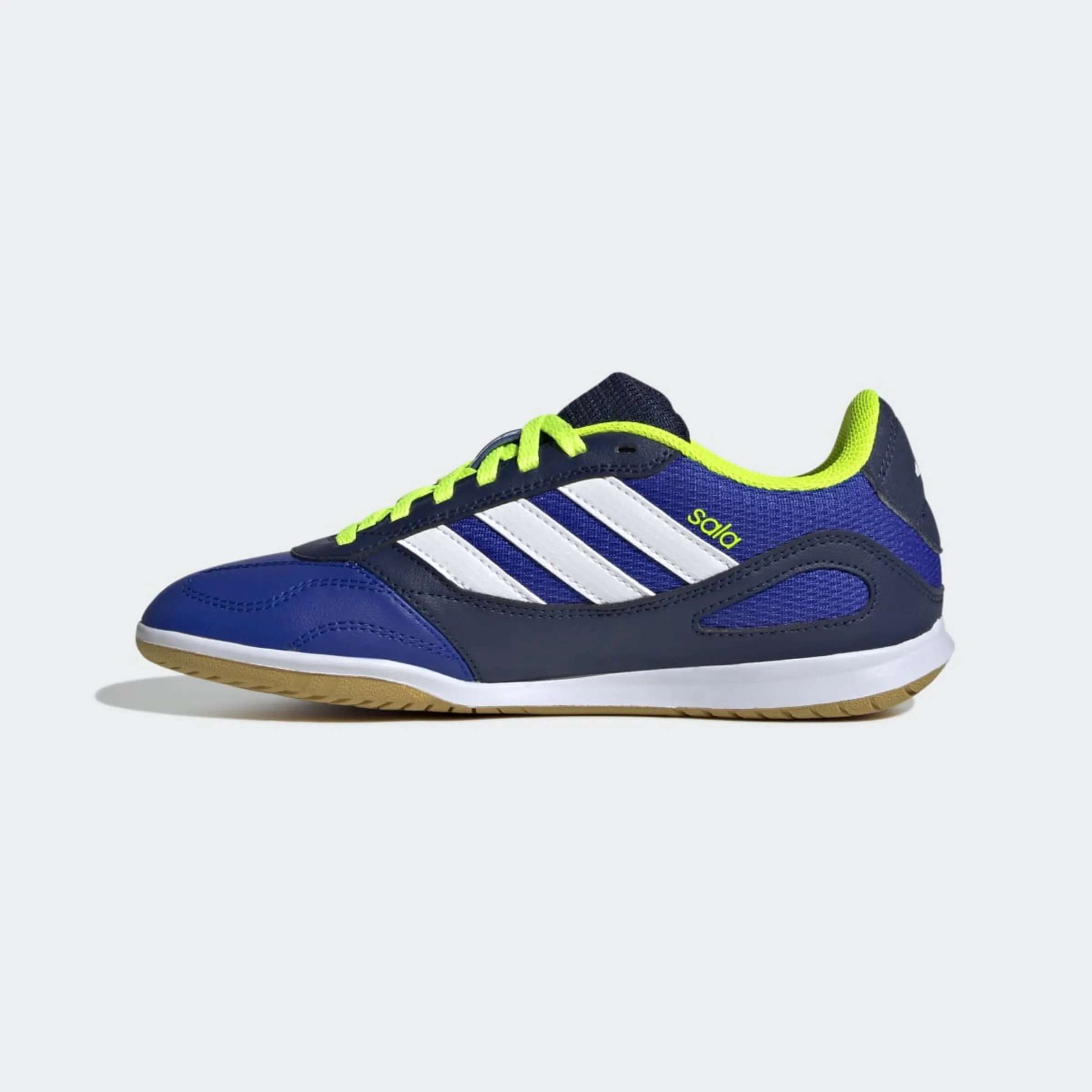 Детские футбольные бутсы для зала Super Sala III J Adidas, синий — фото 4