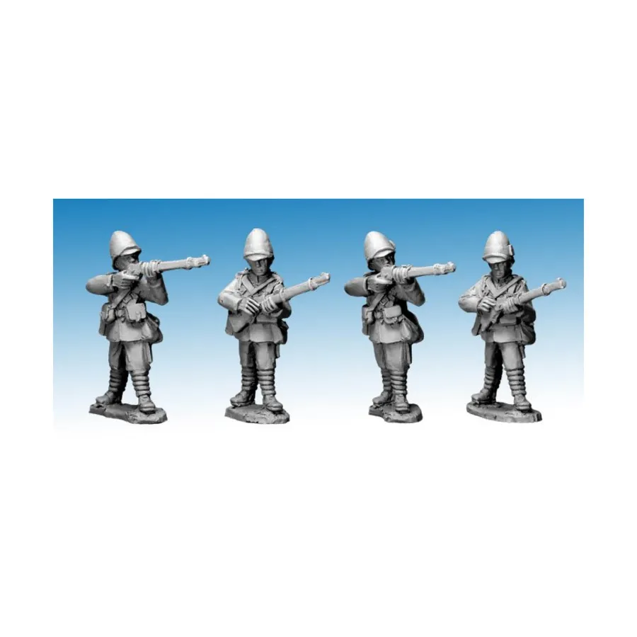 

Британская пехота в положении, 2nd Afghan War (28mm)