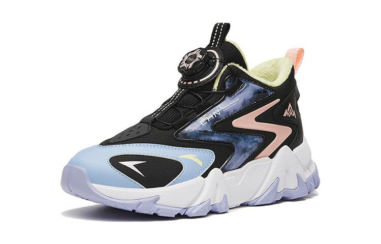 Кроссовки Peak Climbing 2.0 для детей GS Low-top черного/синего цвета Anta Kids — фото 2