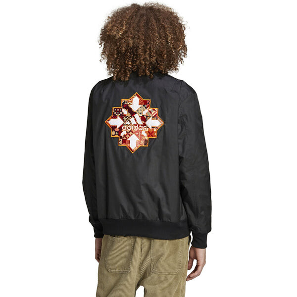 Куртка adidas limited Manchester United Soccer/Football logo Sports Jacket Black, черный — фото 3