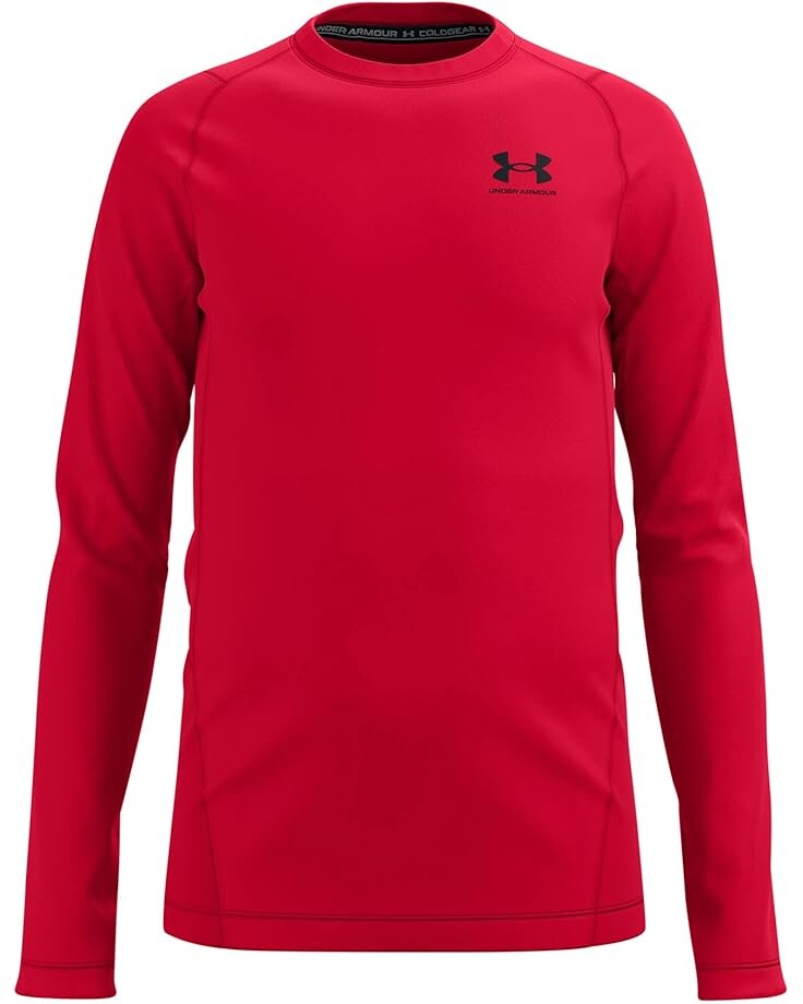 

Толстовка Under Armour Kids ColdGear Armour Long Sleeve T-Shirt, цвет Red/Black