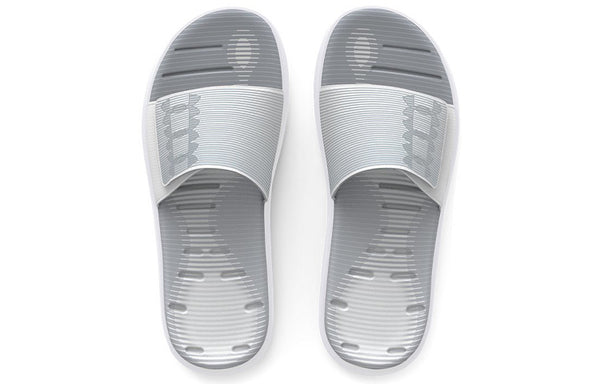Тапочки mercenary slide 'white halo grey' Under Armour, белый — фото 4