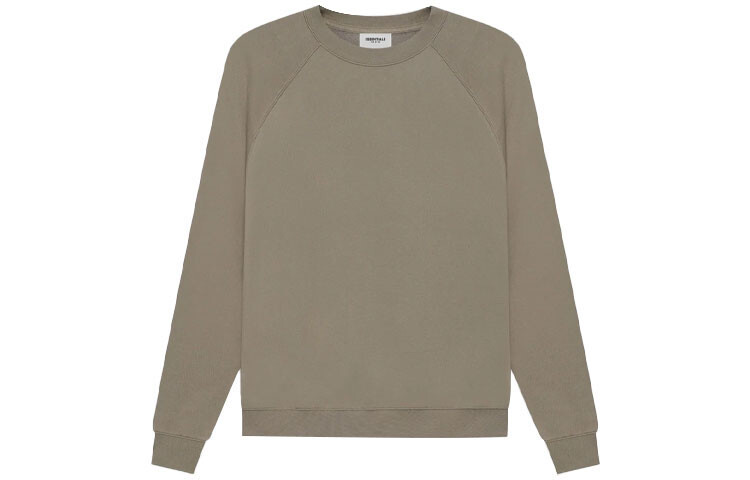 SS21 Толстовка унисекс серо-коричневого цвета Fear Of God Essentials, коричневый — фото 2